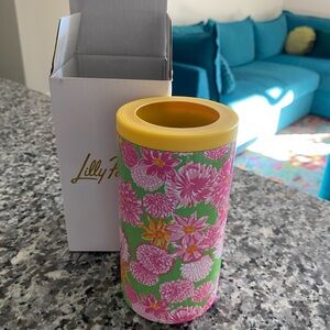 Brand new Lilly Pulitzer tall insulated can cooler